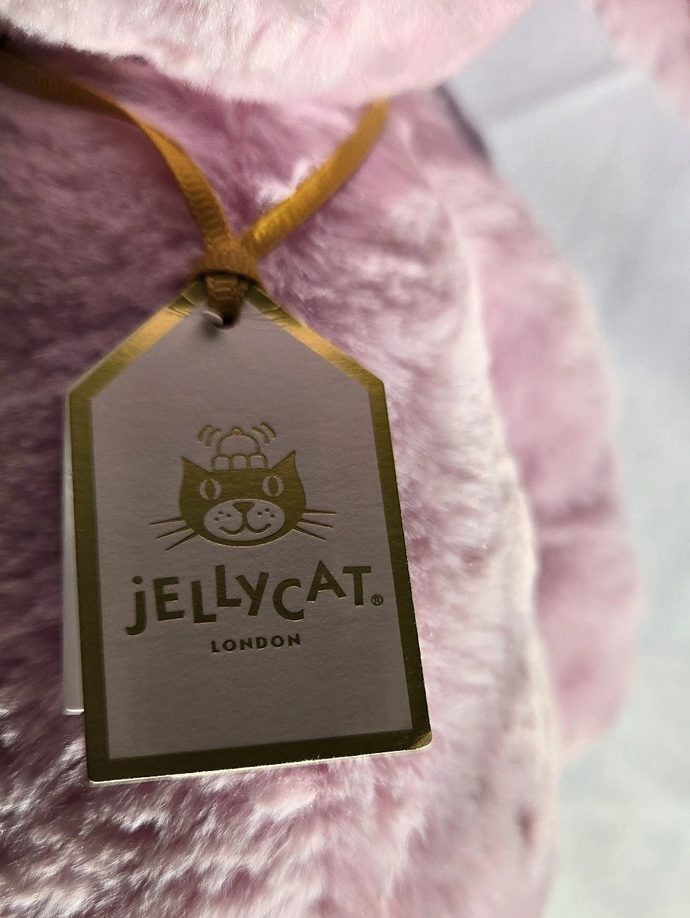 Jellycat Thistlepop Blossom Luxe Bunny Pink Purple Floral Bunny NWT - Picture 6 of 11